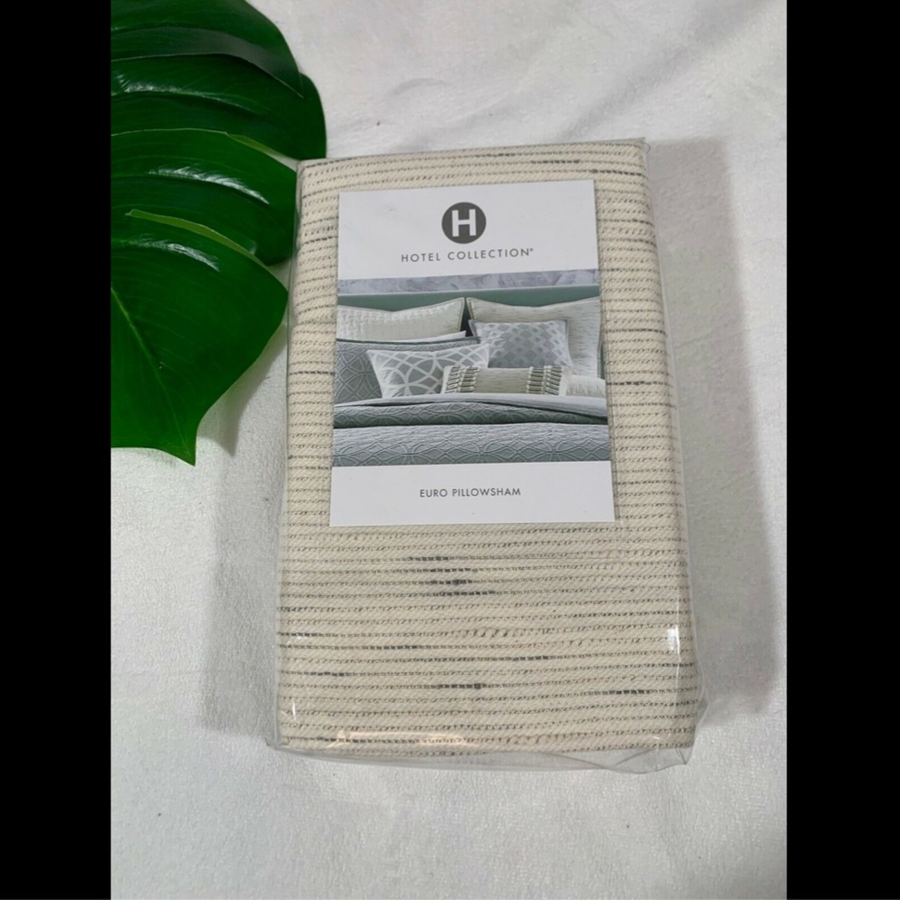 NIB $135 Hotel Collection Connections European Euro‎ Pillow Sham